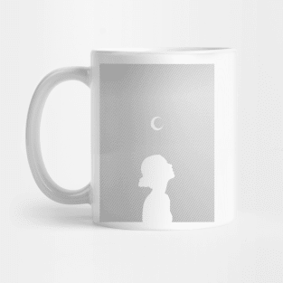 Girl & Moon Mug